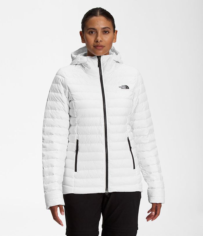 Plumifero The North Face Mujer Blancas Stretch Sudadera Con Capucha 15780WROI